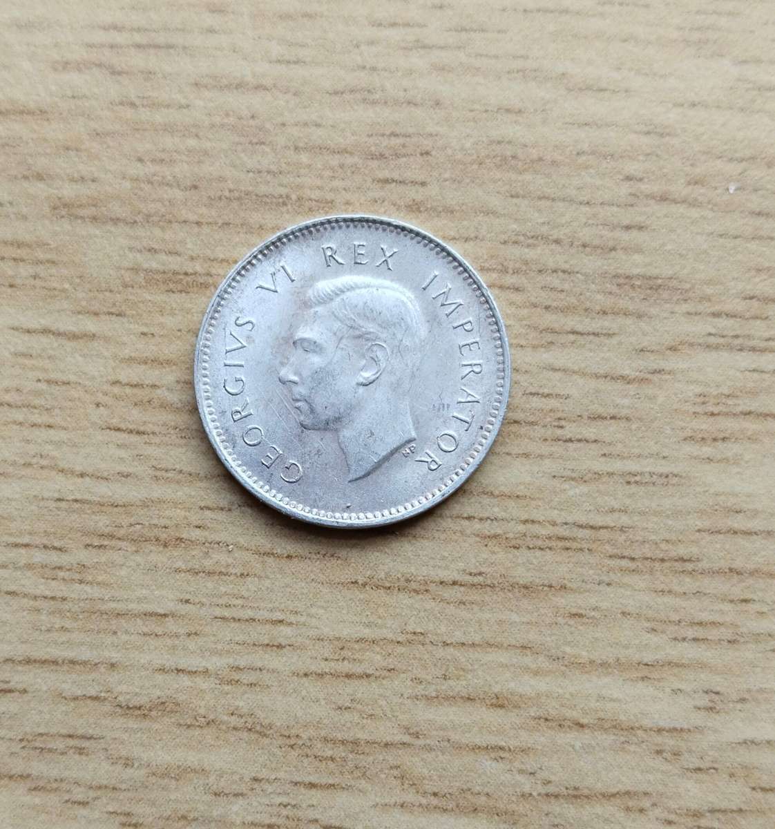 South African 1943 Silver Threepence. Good Condition.