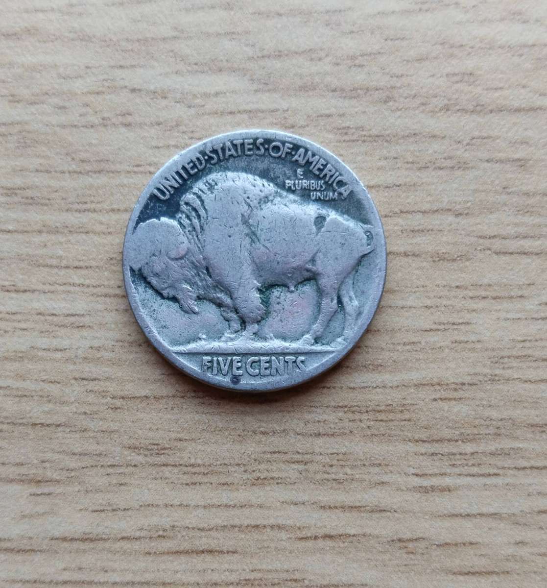 America 1936 Buffalo 5 Cents.