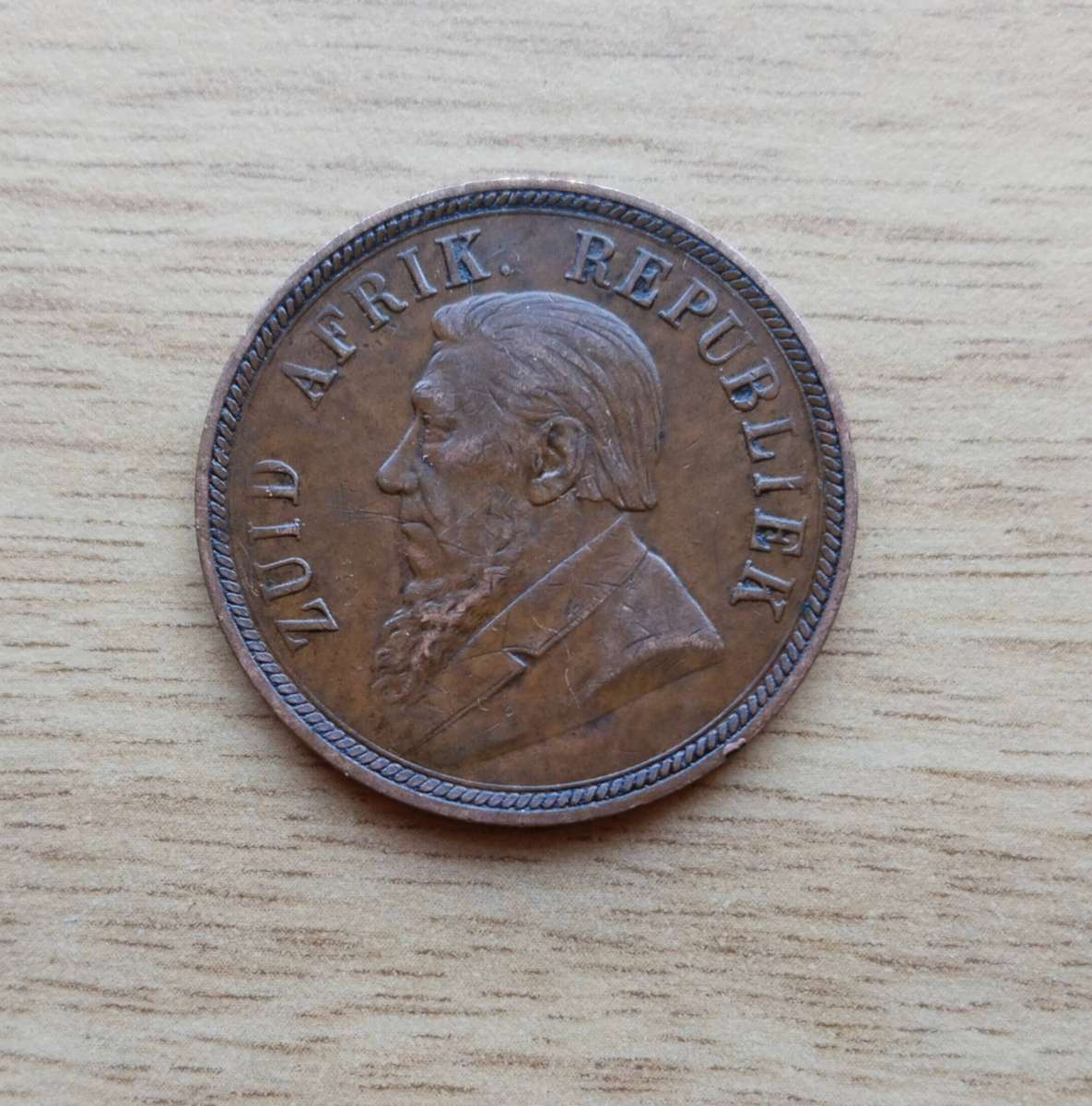 ZAR Paul Kruger 1898 Penny.
