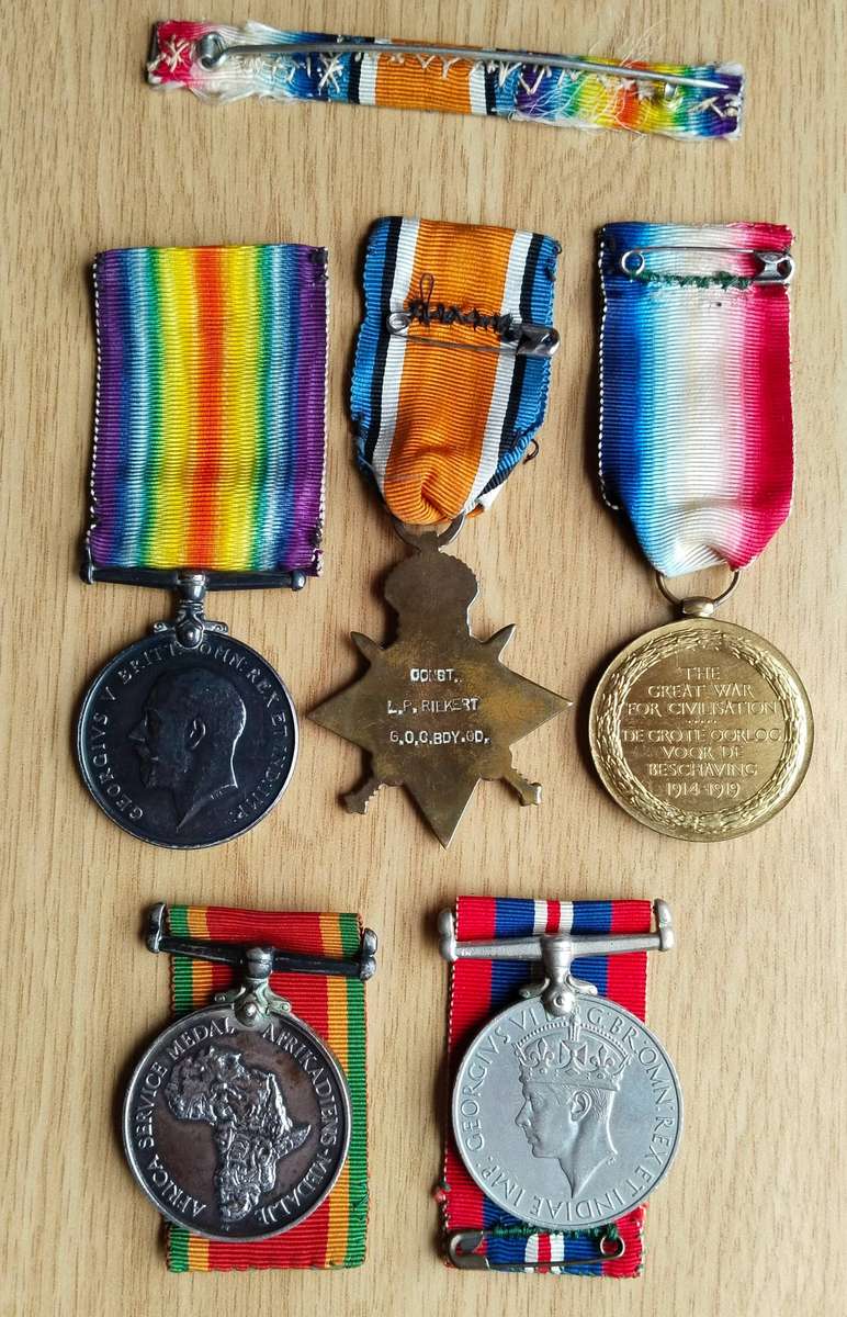 WW1 AND WW11 Group Medals Awarded