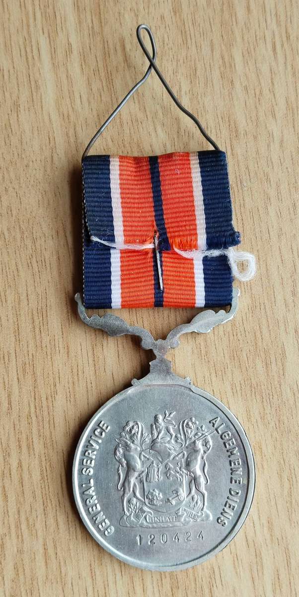 SANDF Service Medal Awarded to 120424
