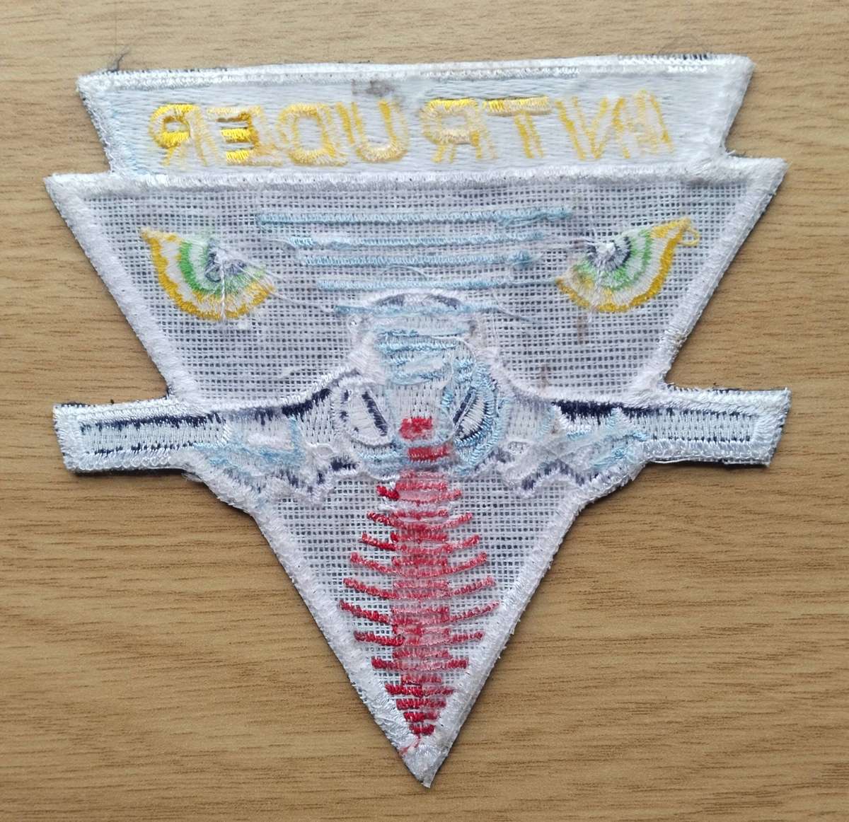 America Intruder A-6 Aircraft Patch. Worn By Members Of VA-123 and VA127 Squadrons.