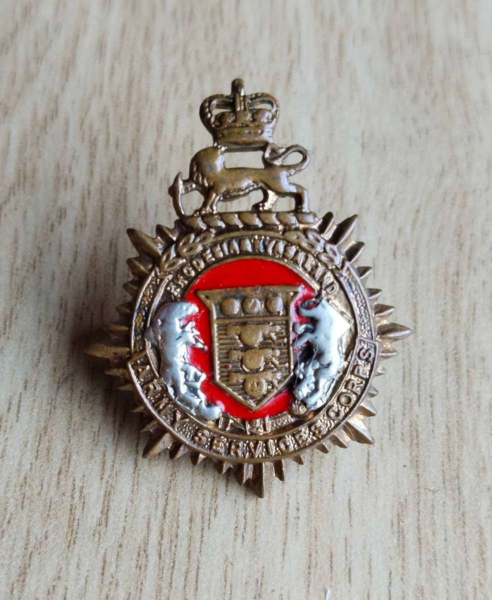 Rhodesia and Nyasaland Army Service Corps Cap Badge. 1955-1962