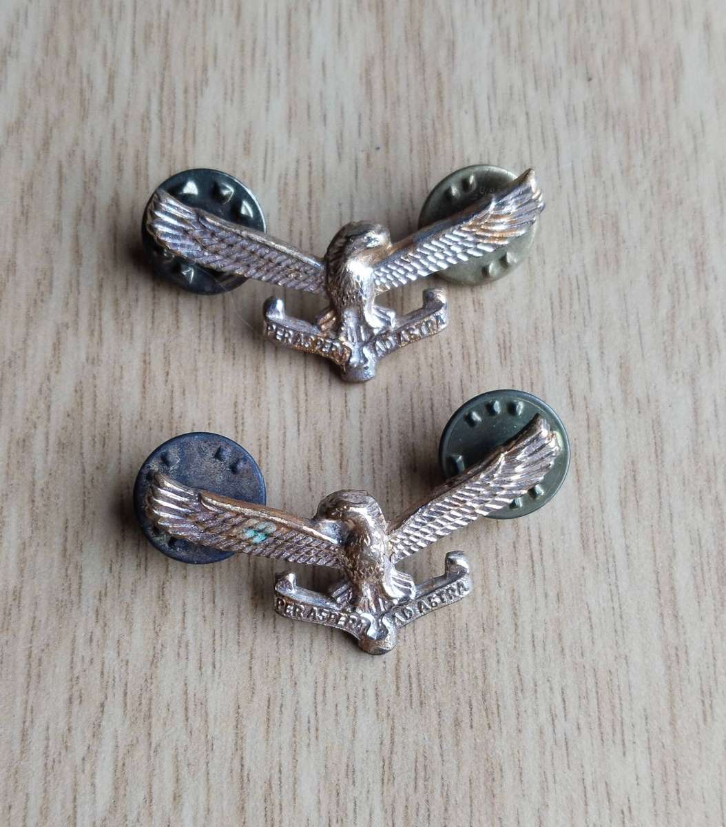 SADF Airforce Collar Badges.
