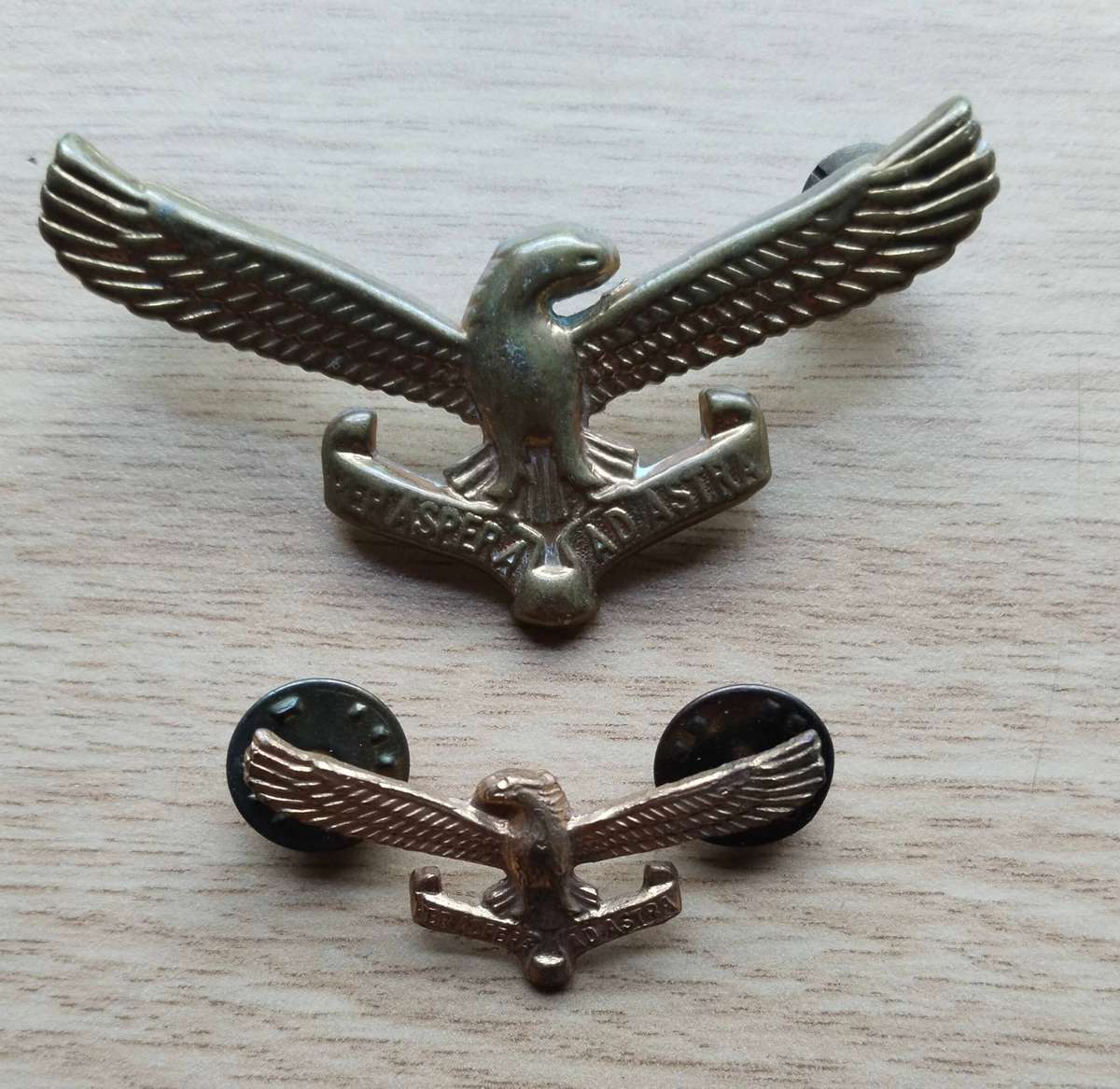 South African Air Force Cap and Colar Badge.