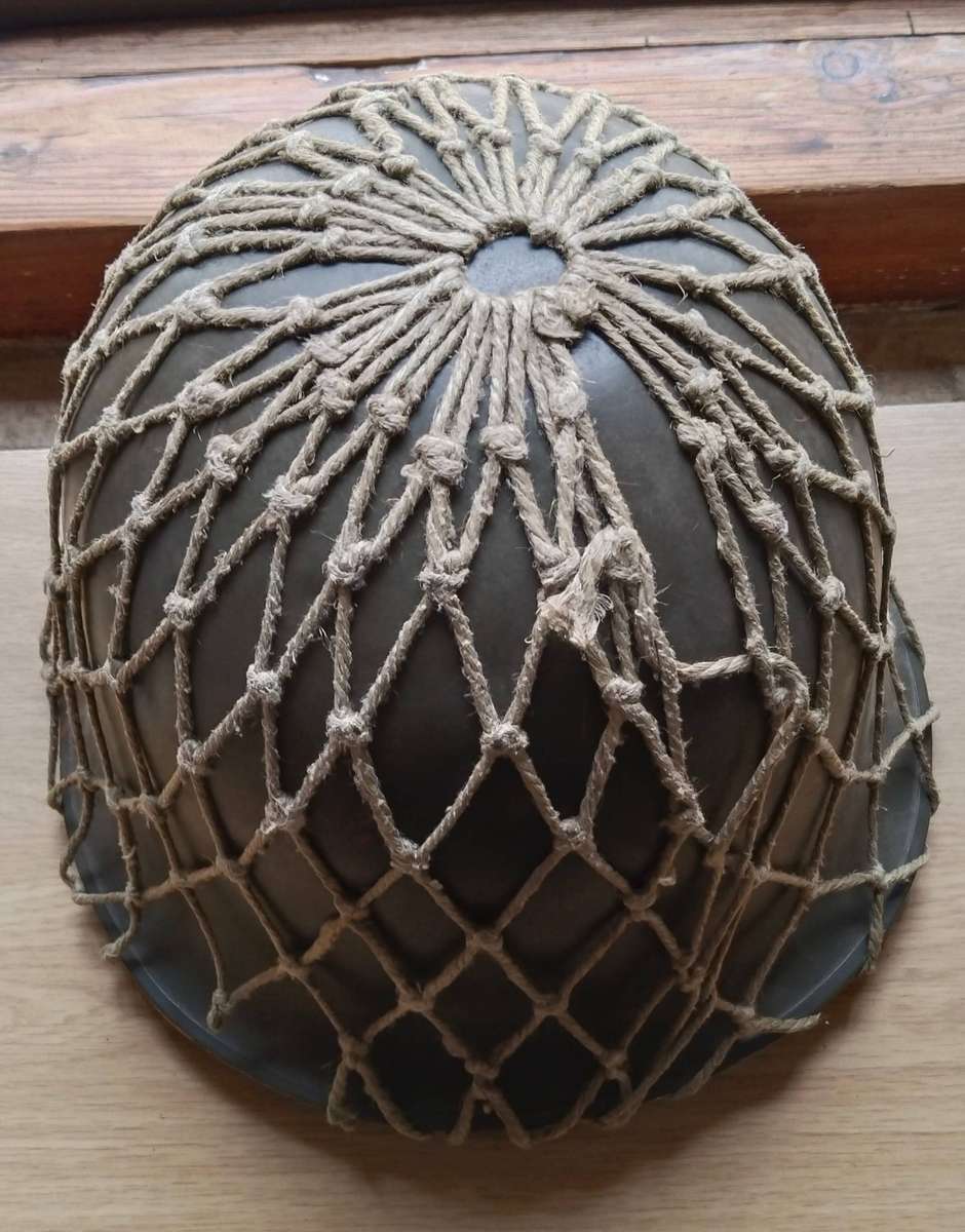 SADF Steel Helmet ( Staaldak) With Webbing.