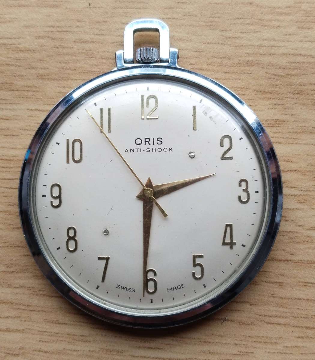 Oris Anti Shock Swiss Made Vintage Pocket Watch.