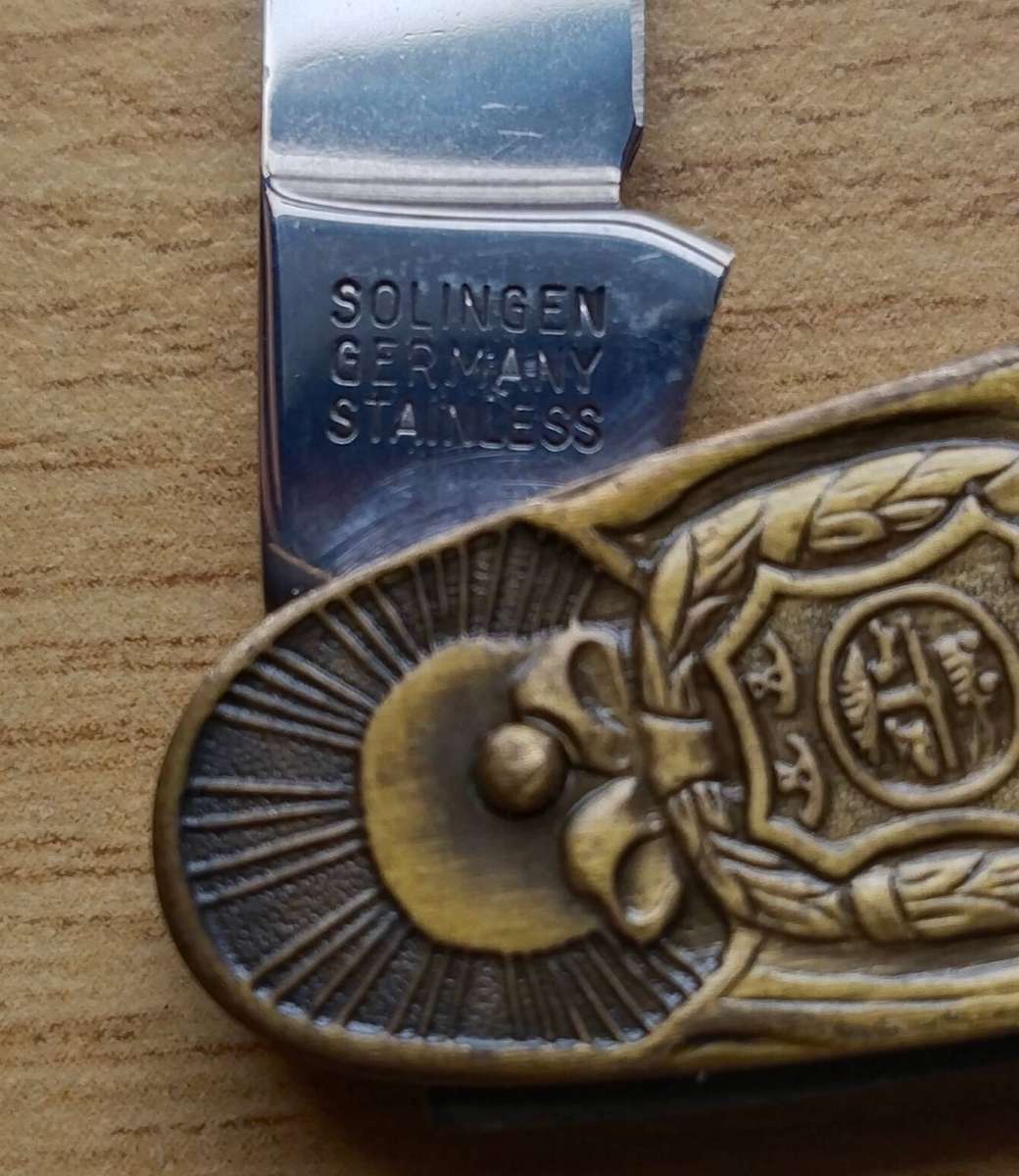 Boer War Paul Kruger Vintage Antique Pocket Knife. Excellent Condition.