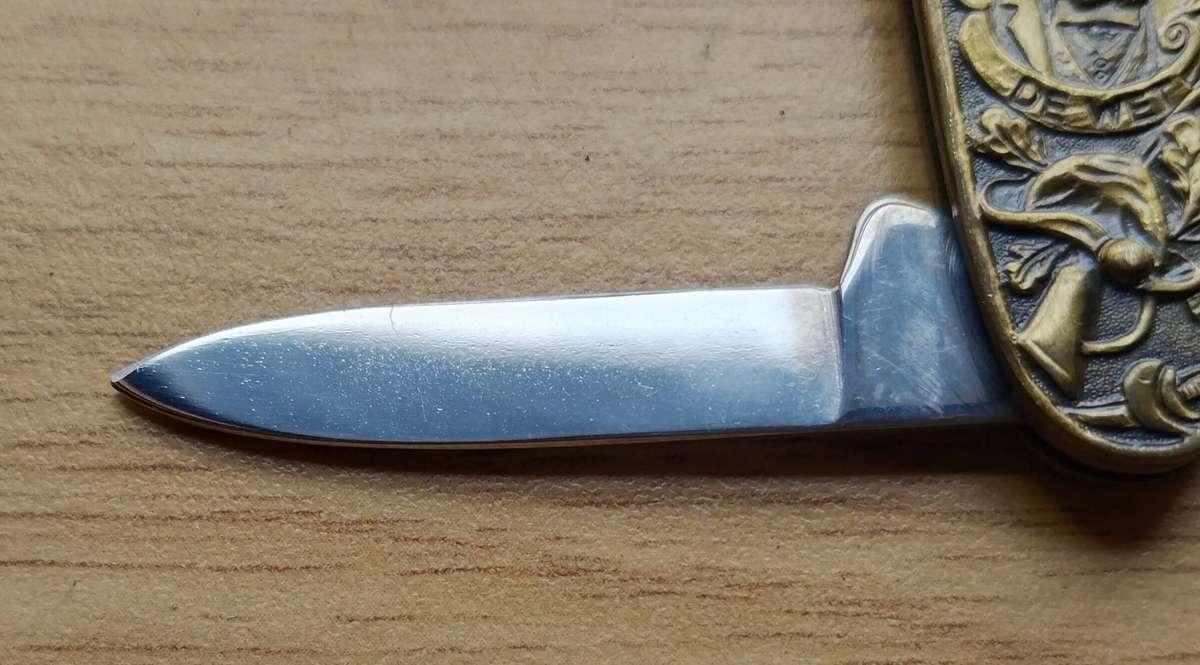 Boer War Paul Kruger Vintage Antique Pocket Knife. Excellent Condition.