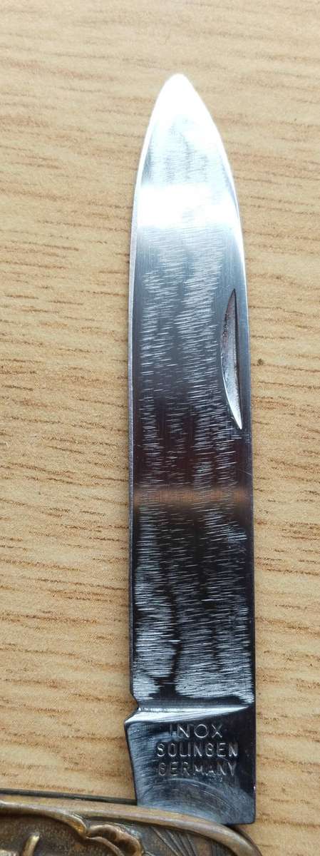 Boer War Paul Kruger Vintage Antique Pocket Knife.