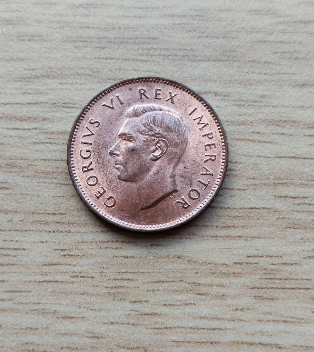 South Africa 1943 Quarter Penny Farthing