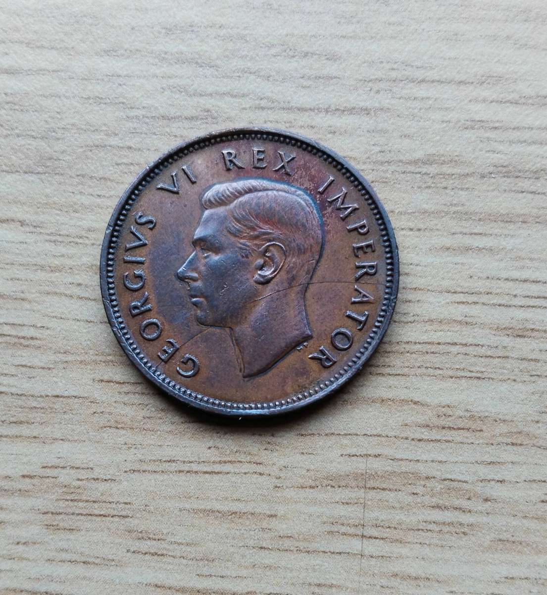 South Africa 1937 Half Penny
