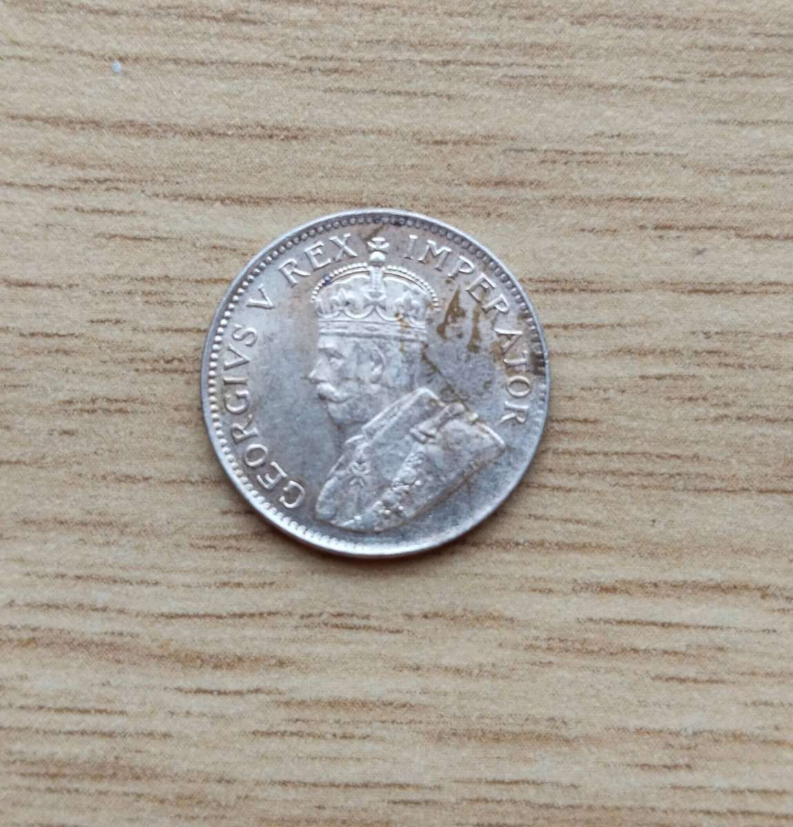 South Africa 1936 Silver Threepence.