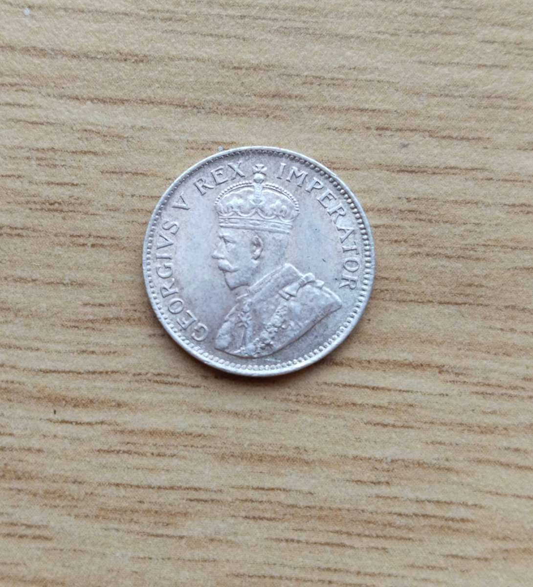 South Africa 1933 Silver Threepence.
