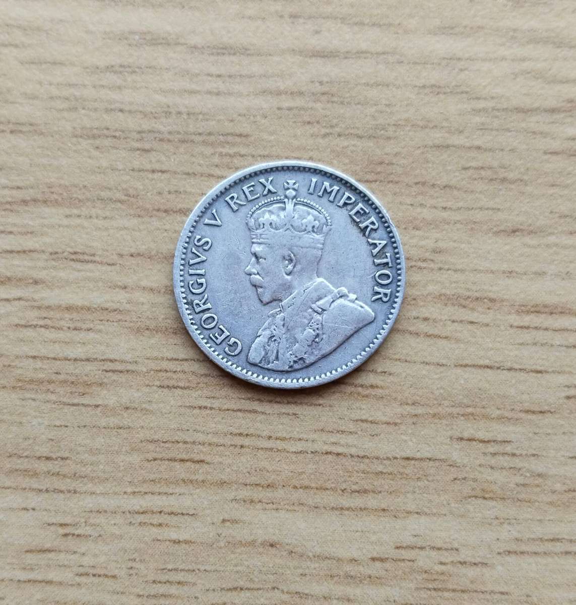 South Africa 1924 Silver Threepence.