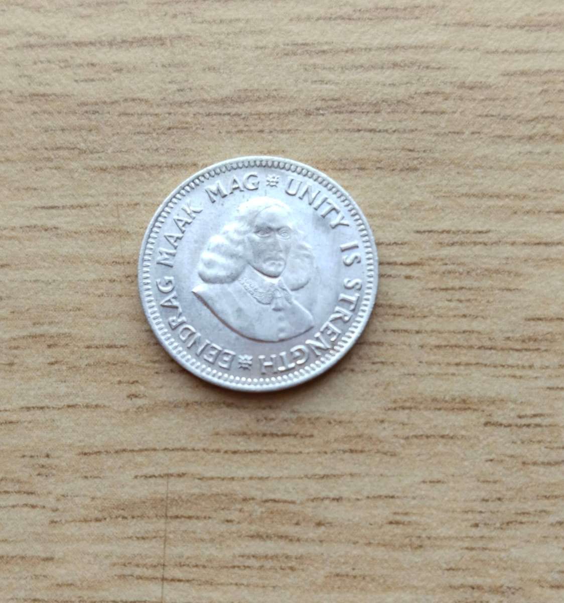 South Africa 1961 Silver 2 1/2 Cent.