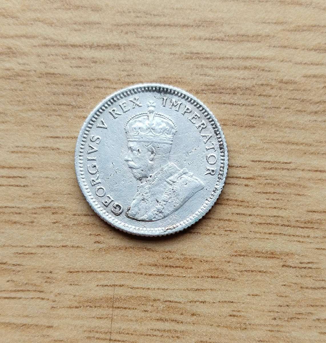 South Africa 1926 Silver Sixpence.