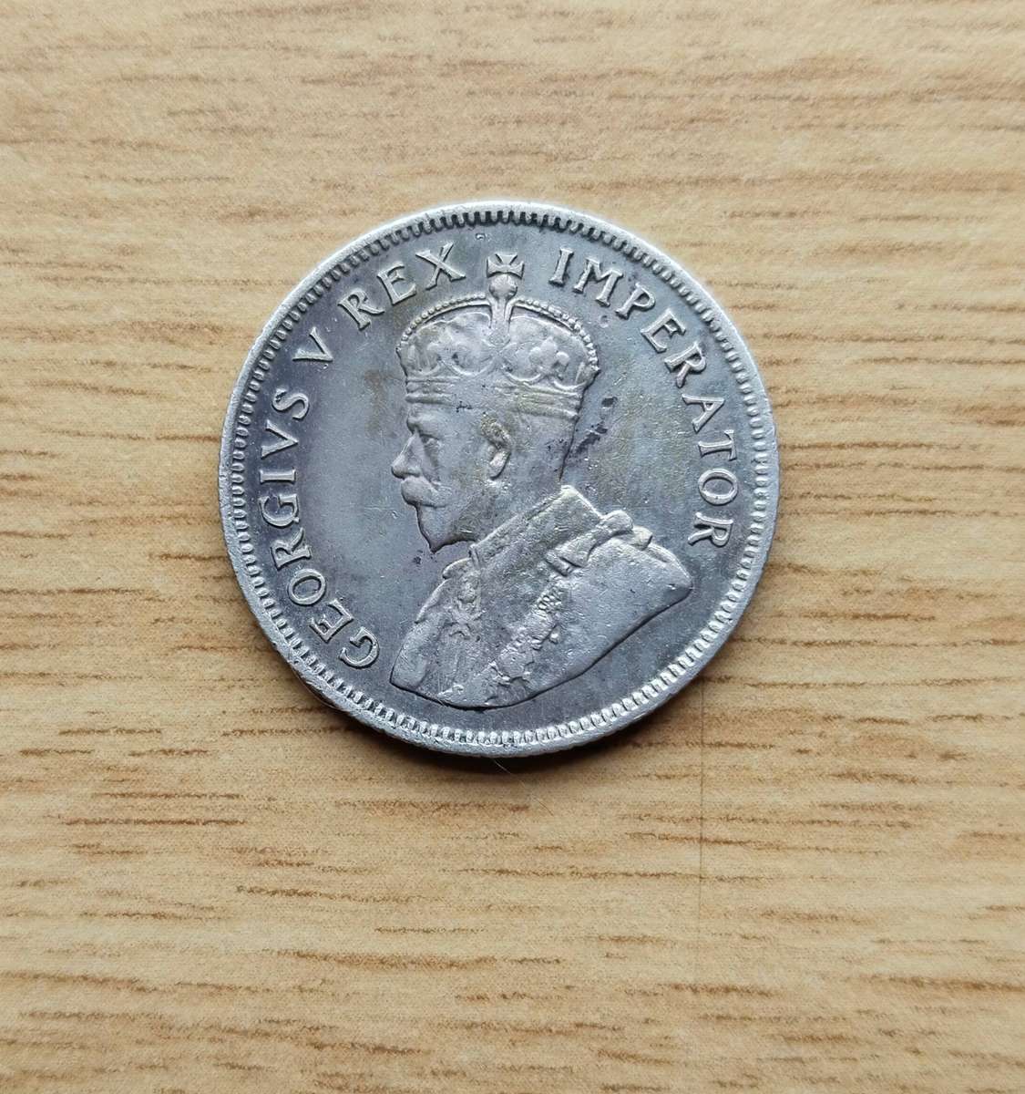 South Africa 1926 Silver Shilling.