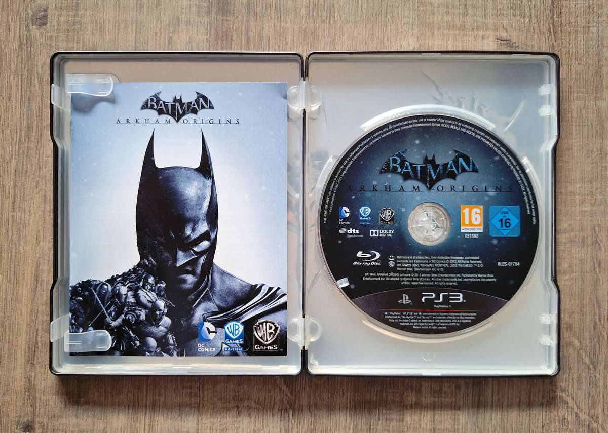 Batman Arkham Origins Steel Book Edition - Playstation 3 (PS3)