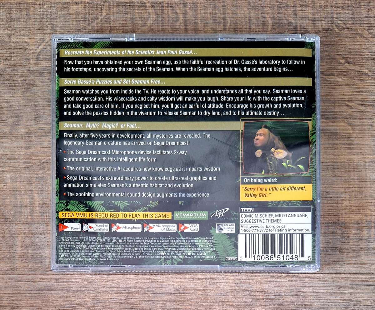Seaman Microphone Bundle - Sega Dreamcast