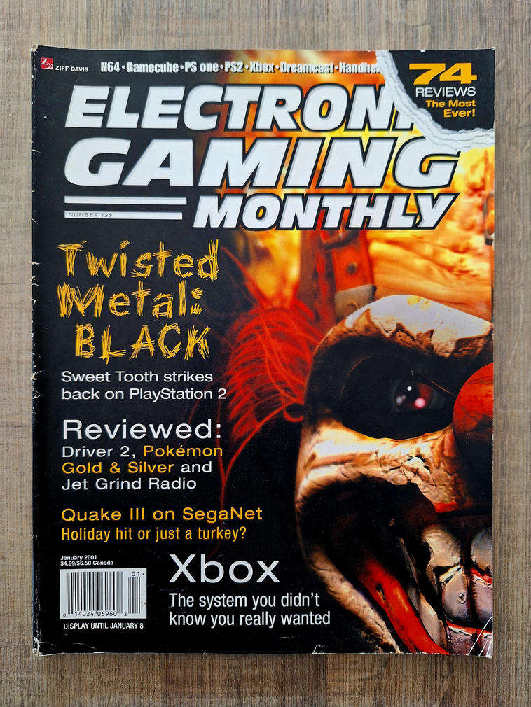 Electronic Gaming Monthly (EGM) Magazine from January 2001