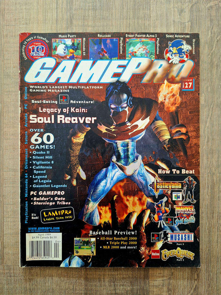 Gamepro Magazine from April 1999
