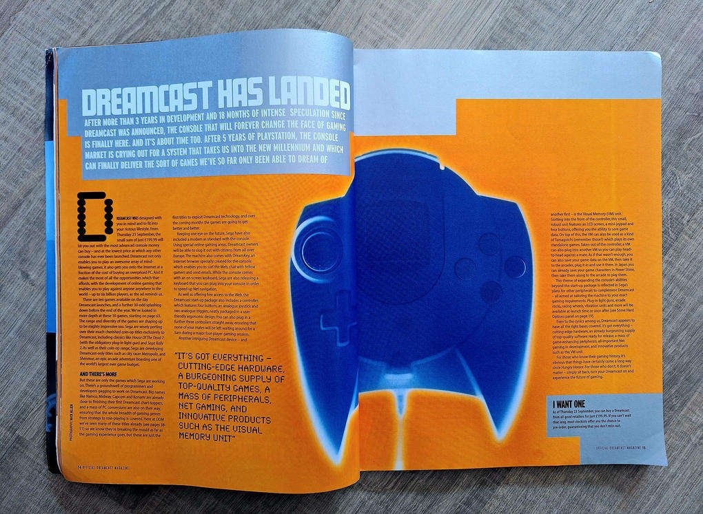 Official Sega Dreamcast Magazine from September 1999