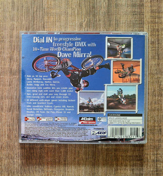Dave Mirra Freestyle BMX - Sega Dreamcast