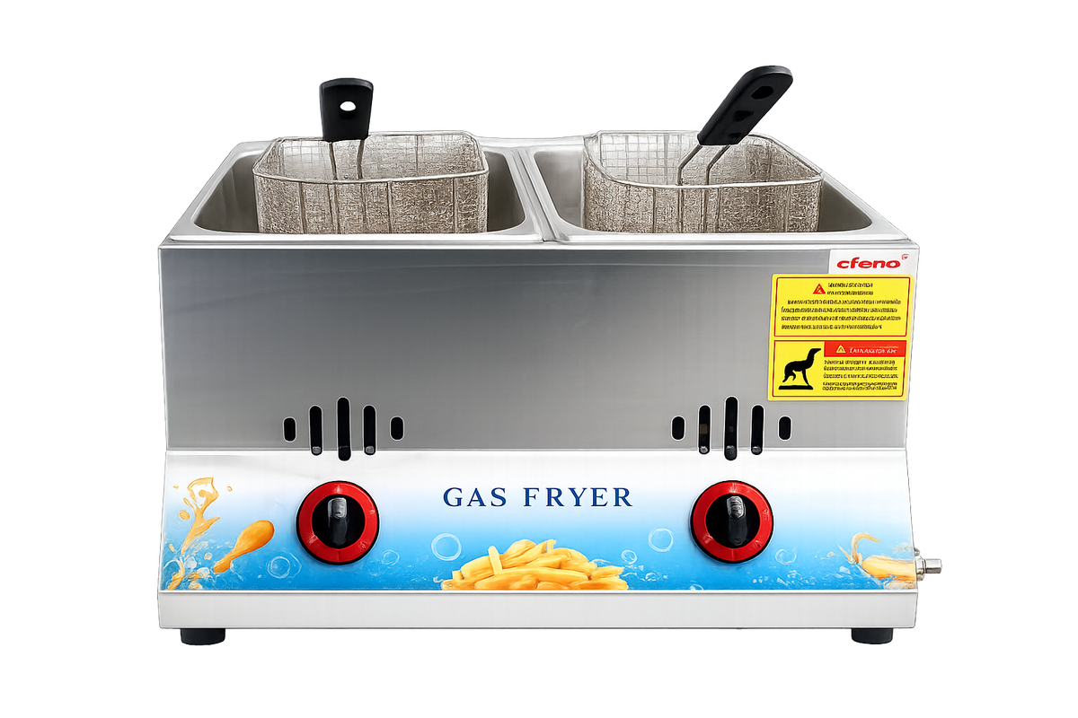 Condere Gas Double Fryer 6L  Model LQ-3102