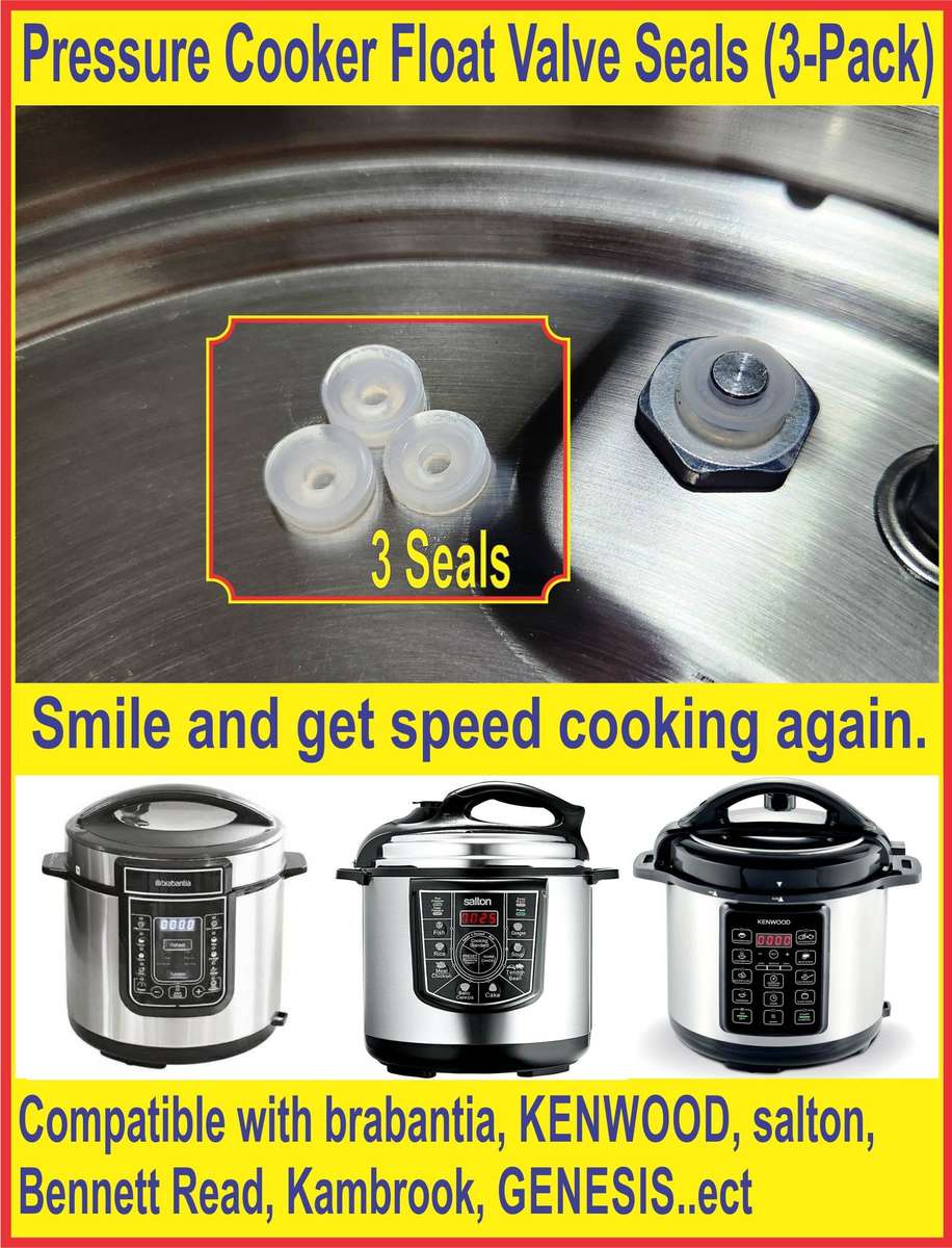 Pressure Cooker Float Valve Seals - 3 Pack