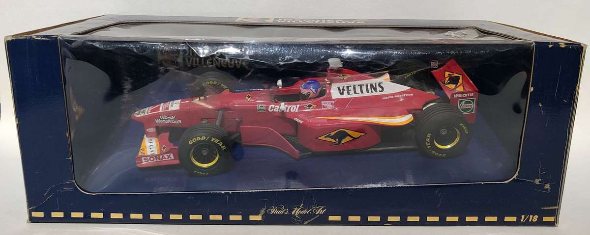 **RARE, BOXED & AS NEW** 1/18 Minichamps/Pauls Model Art Williams FW20 Jacques Villeneuve #1