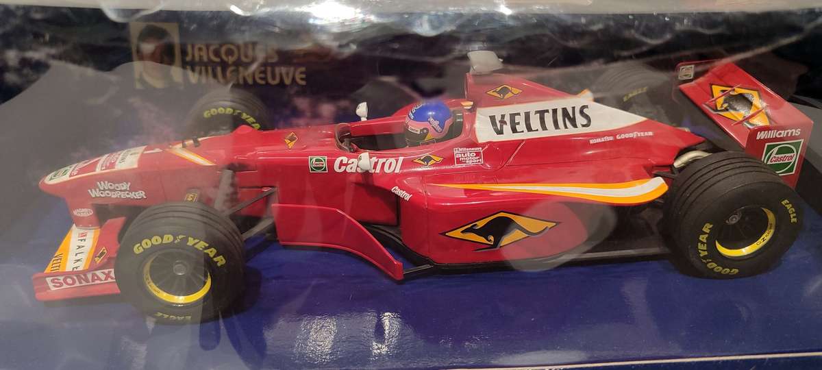 **RARE, BOXED & AS NEW** 1/18 Minichamps/Pauls Model Art Williams FW20 Jacques Villeneuve #1