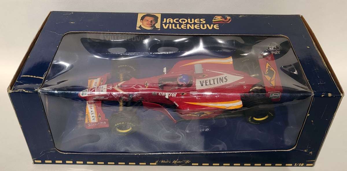 **RARE, BOXED & AS NEW** 1/18 Minichamps/Pauls Model Art Williams FW20 Jacques Villeneuve #1