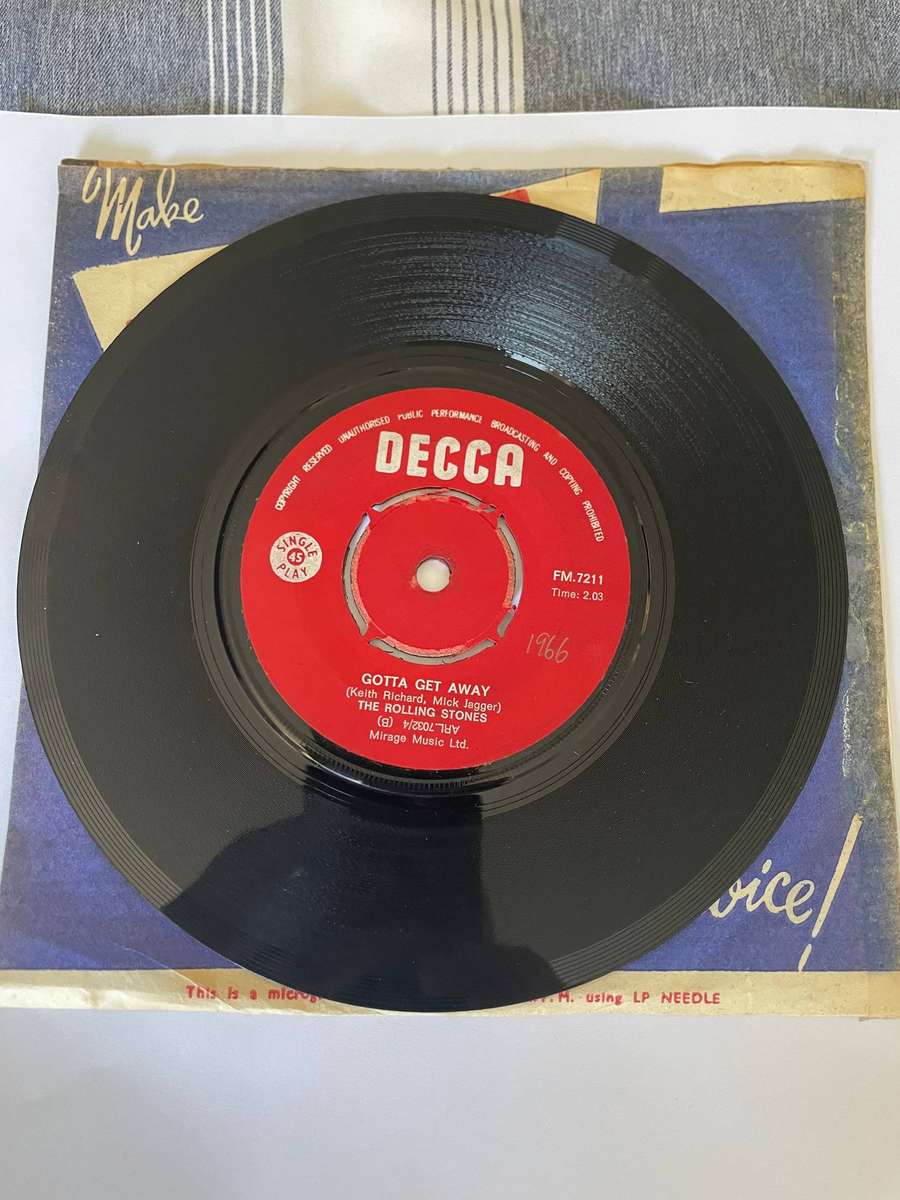 The Rolling Stones 7 Inch Single 19th Nervous Breakdown/Gotta get away