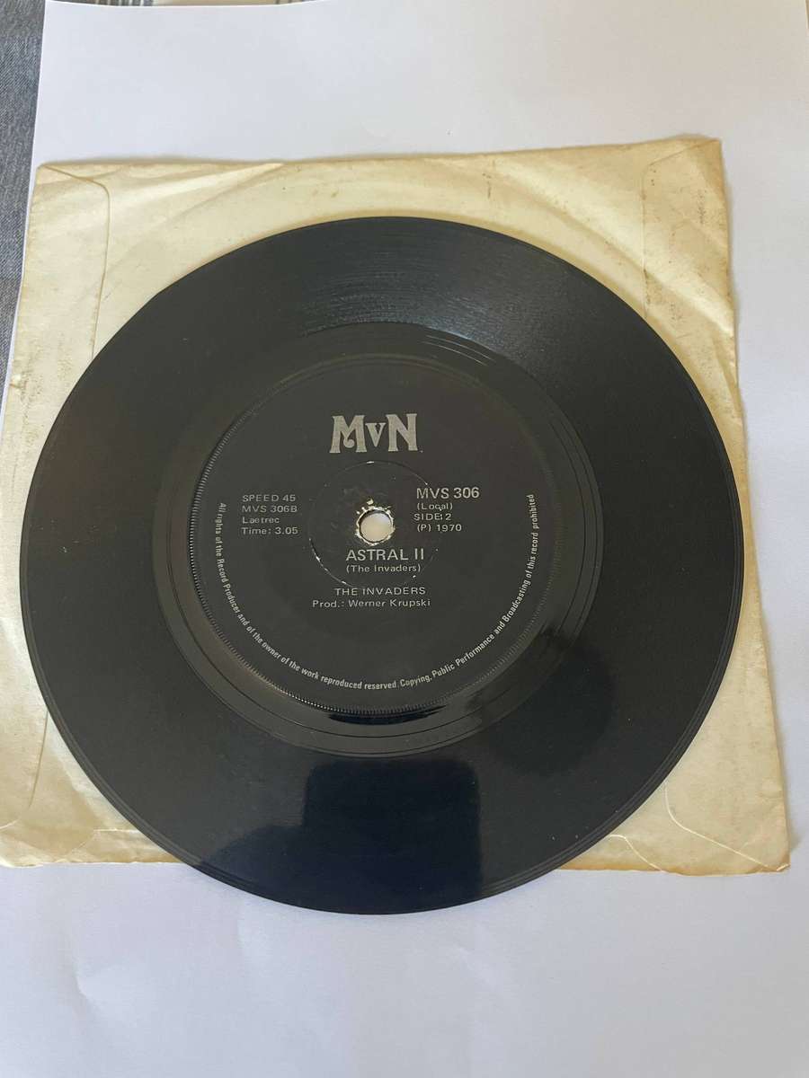 The Invaders 7 Inch Single-There's a light, there's a way/Astral II