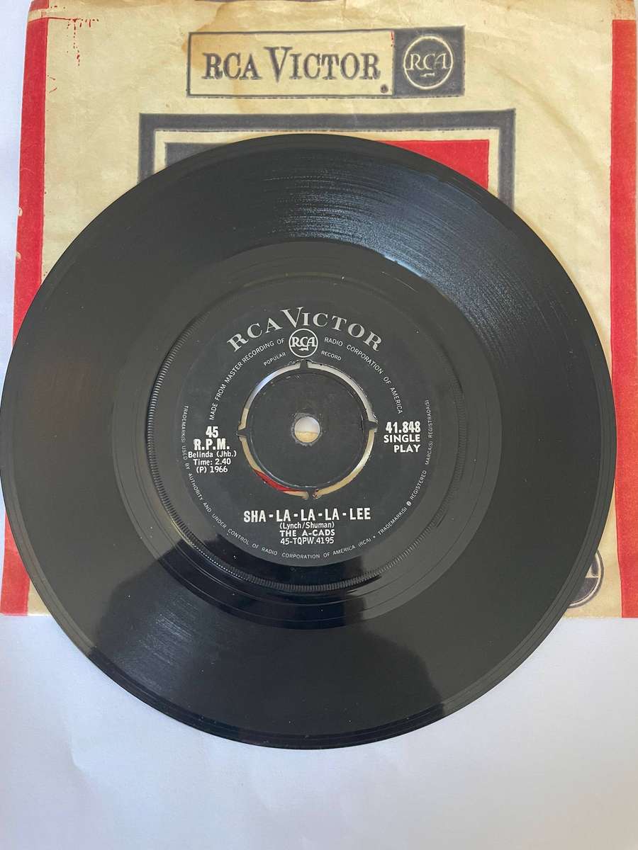 The A-Cads Rare 7 inch single-Sha-la-la-lee/Down the road
