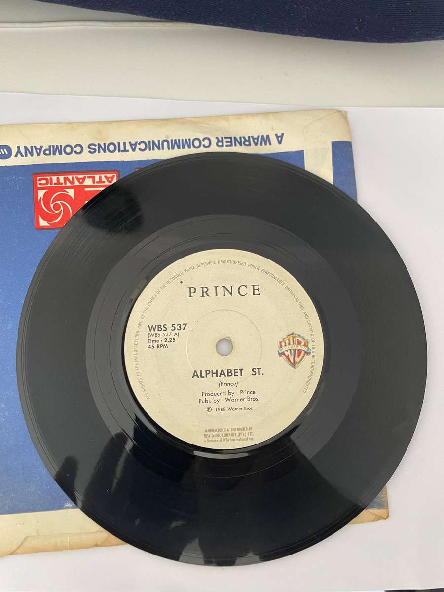Prince 7 Inch single-Alphabet street/Alphabet street