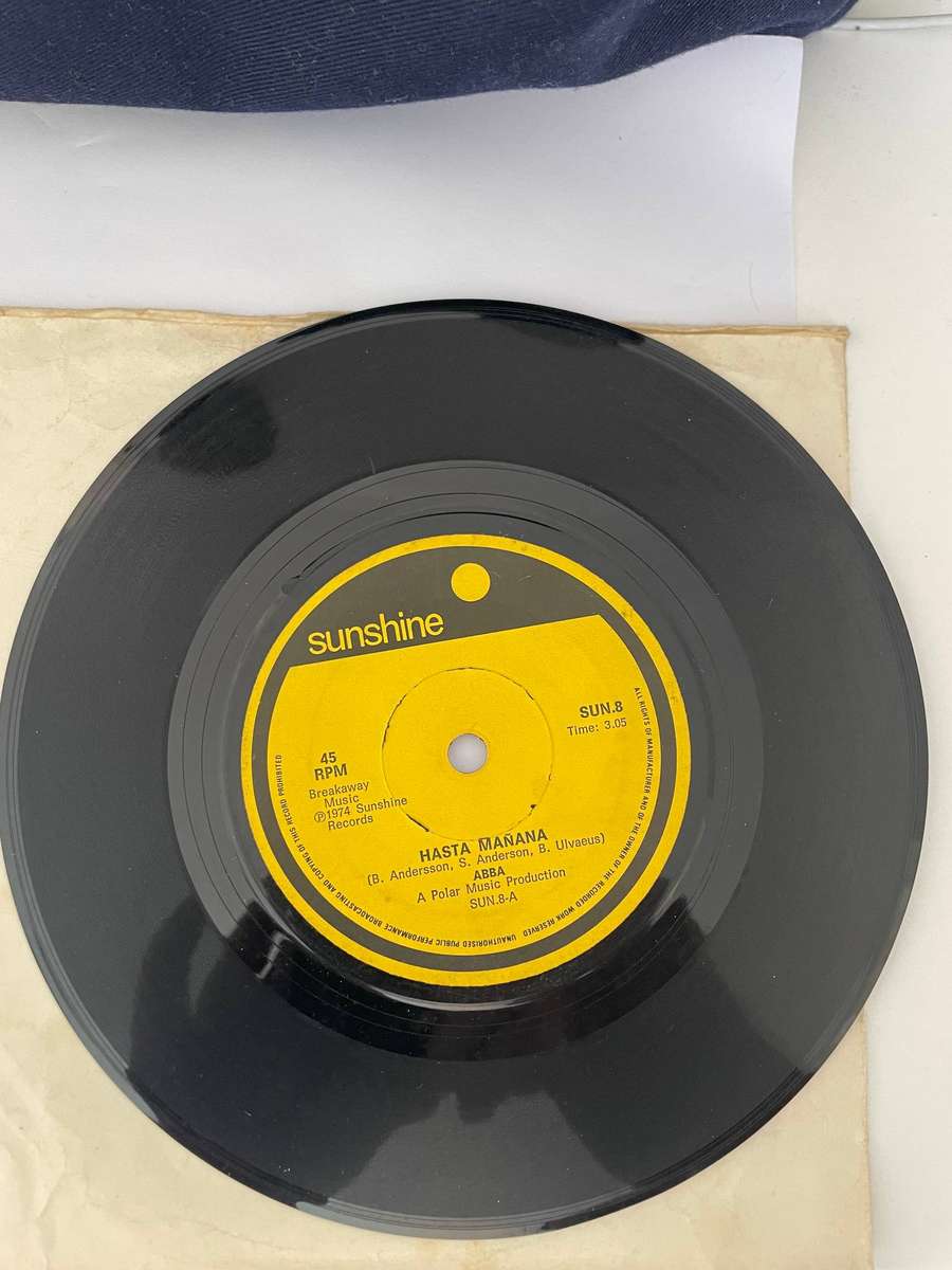 ABBA 7 inch single-Hasta Manana/Watch out