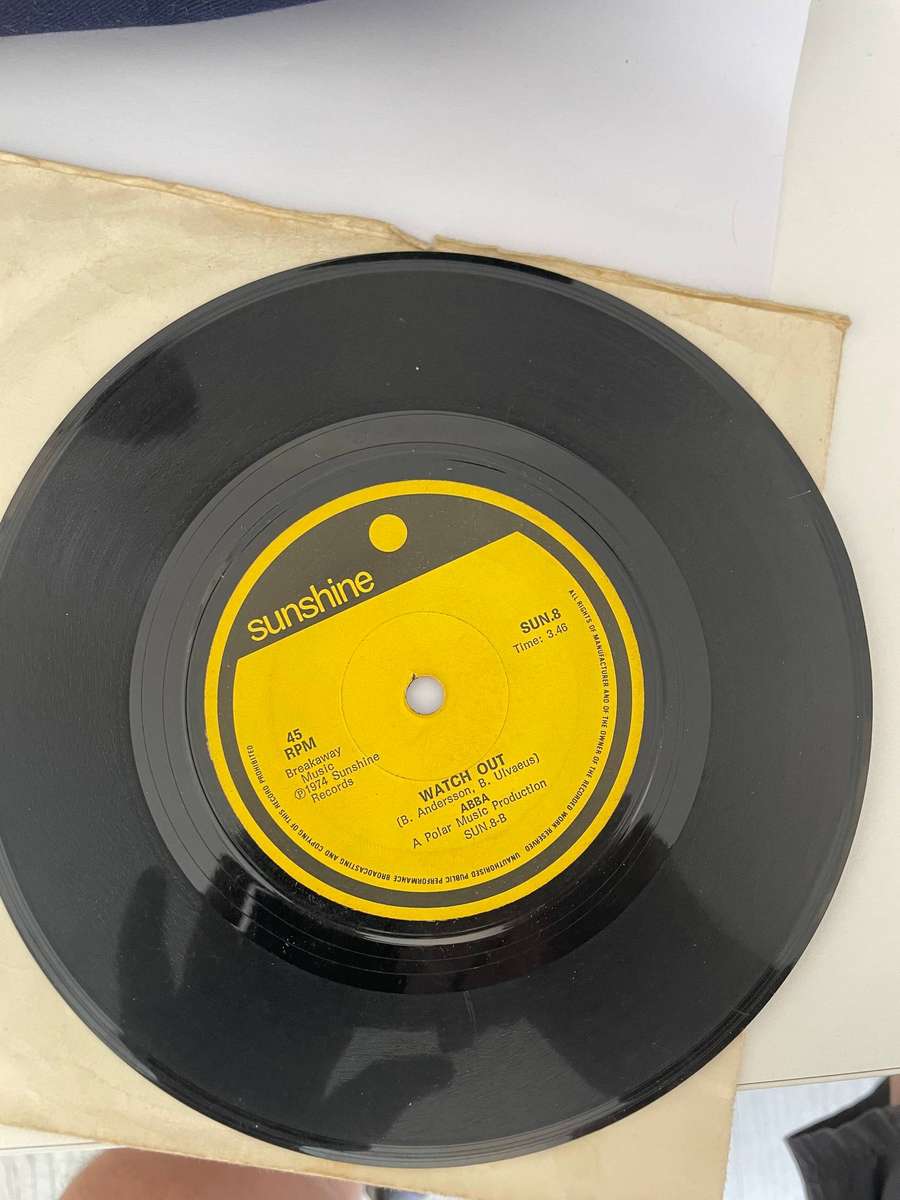 ABBA 7 inch single-Hasta Manana/Watch out