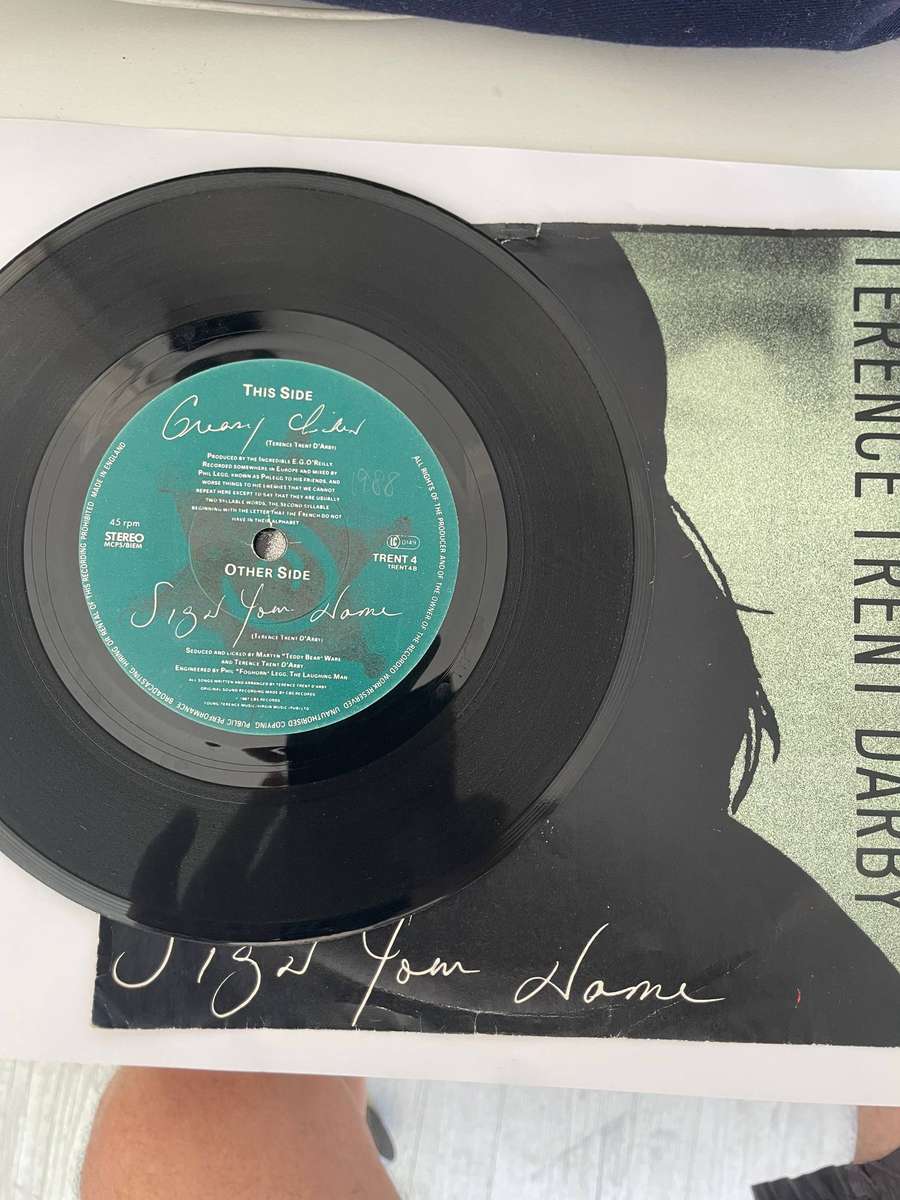 Terence Trent D'Arby 7 inch single-Sign your name/Greasy Chicken