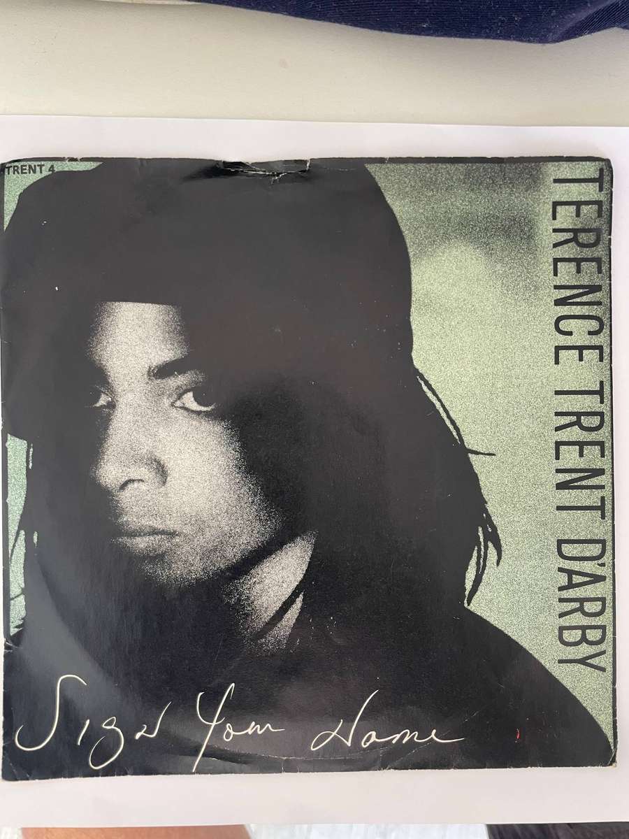 Terence Trent D'Arby 7 inch single-Sign your name/Greasy Chicken