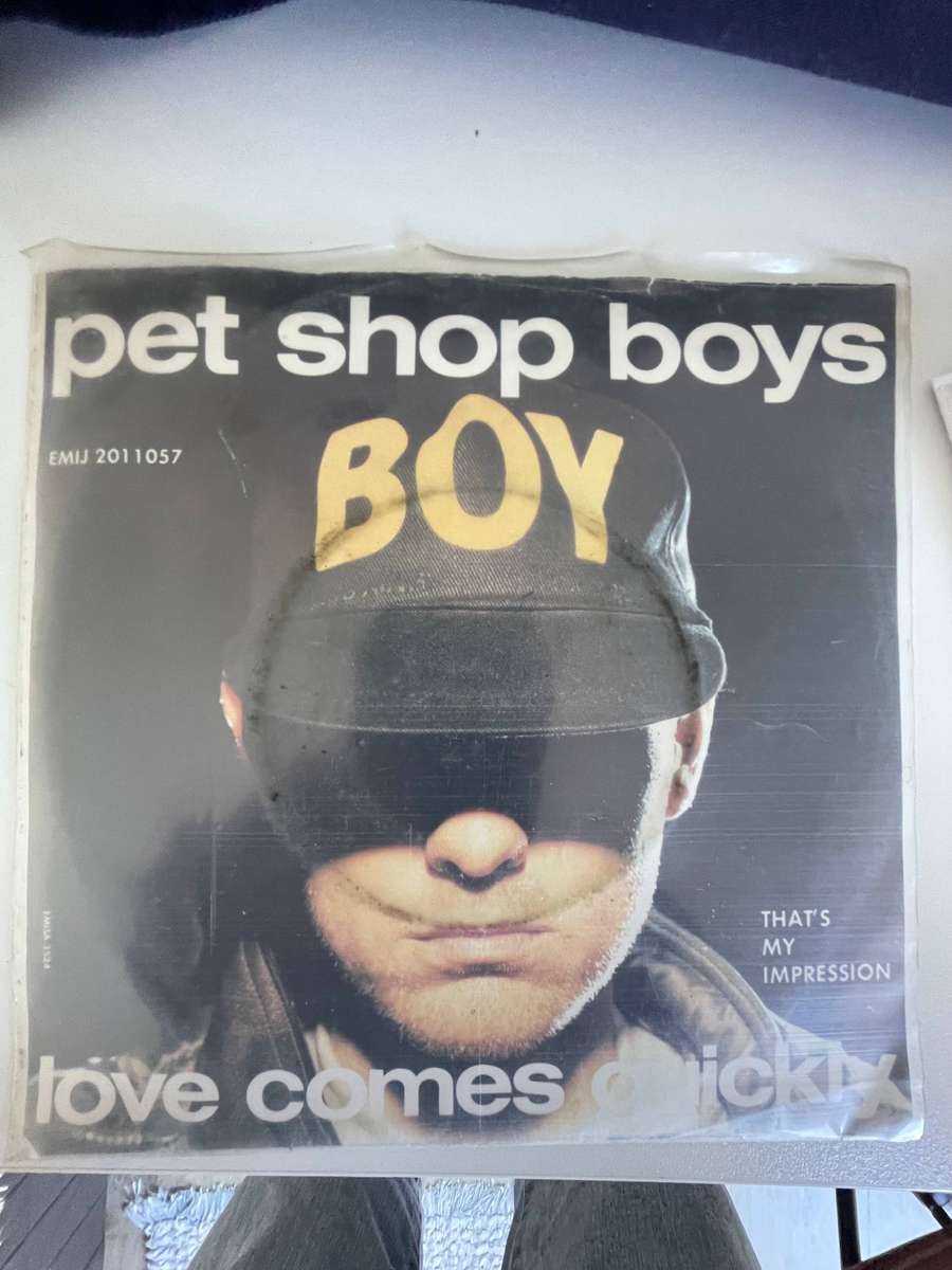 Pet Shop Boys 7 inch single-Love comes quickly/That's my impression