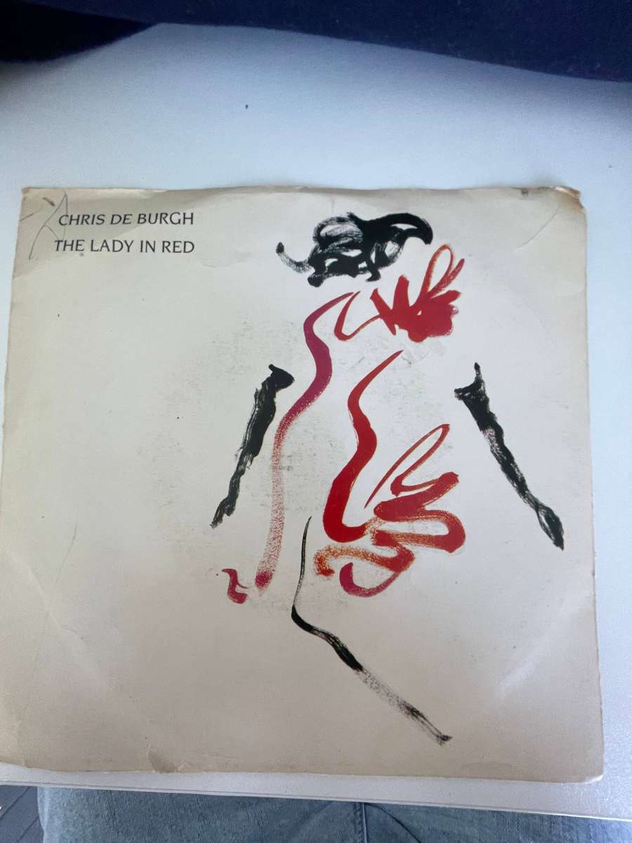 Chris De Burgh 7 inch single-The Lady in red/Say goodbye to it all