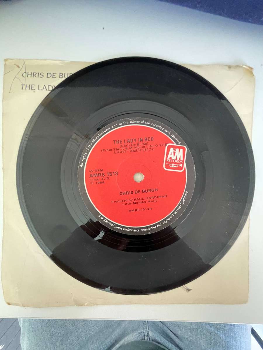 Chris De Burgh 7 inch single-The Lady in red/Say goodbye to it all