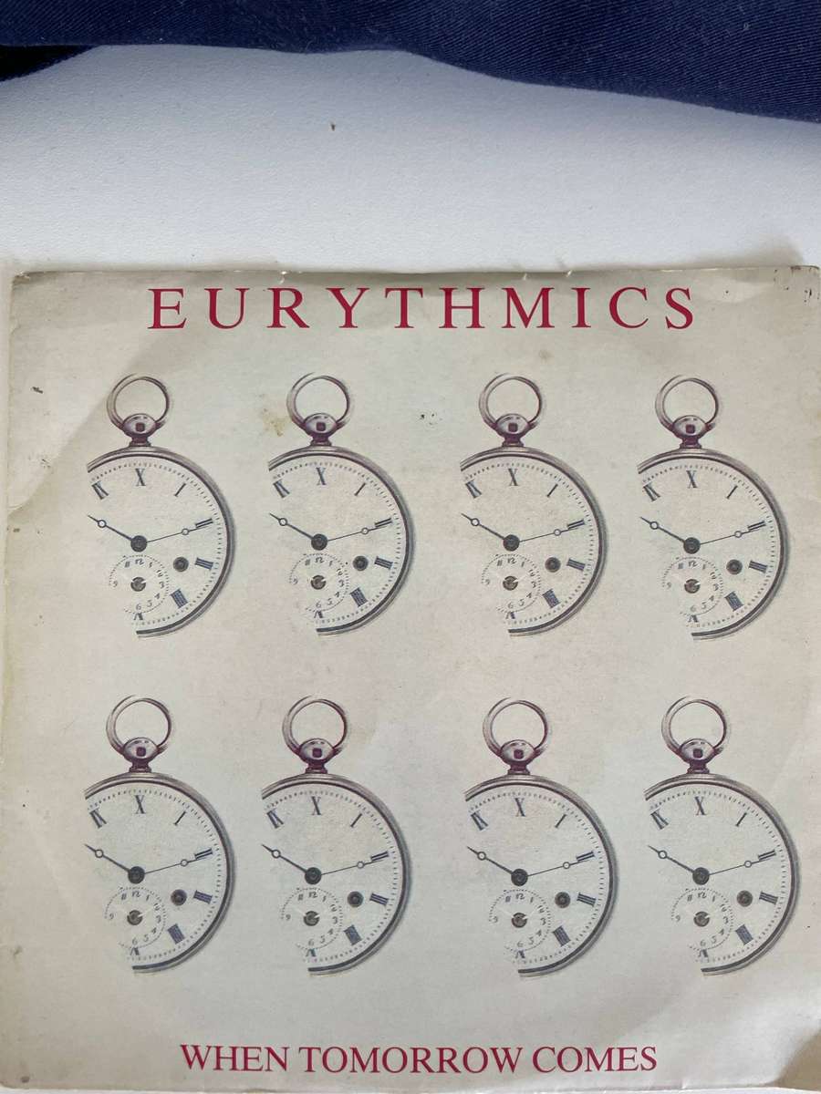 Eurythmics 7 inch single-When tomorrow comes/Take your pain away