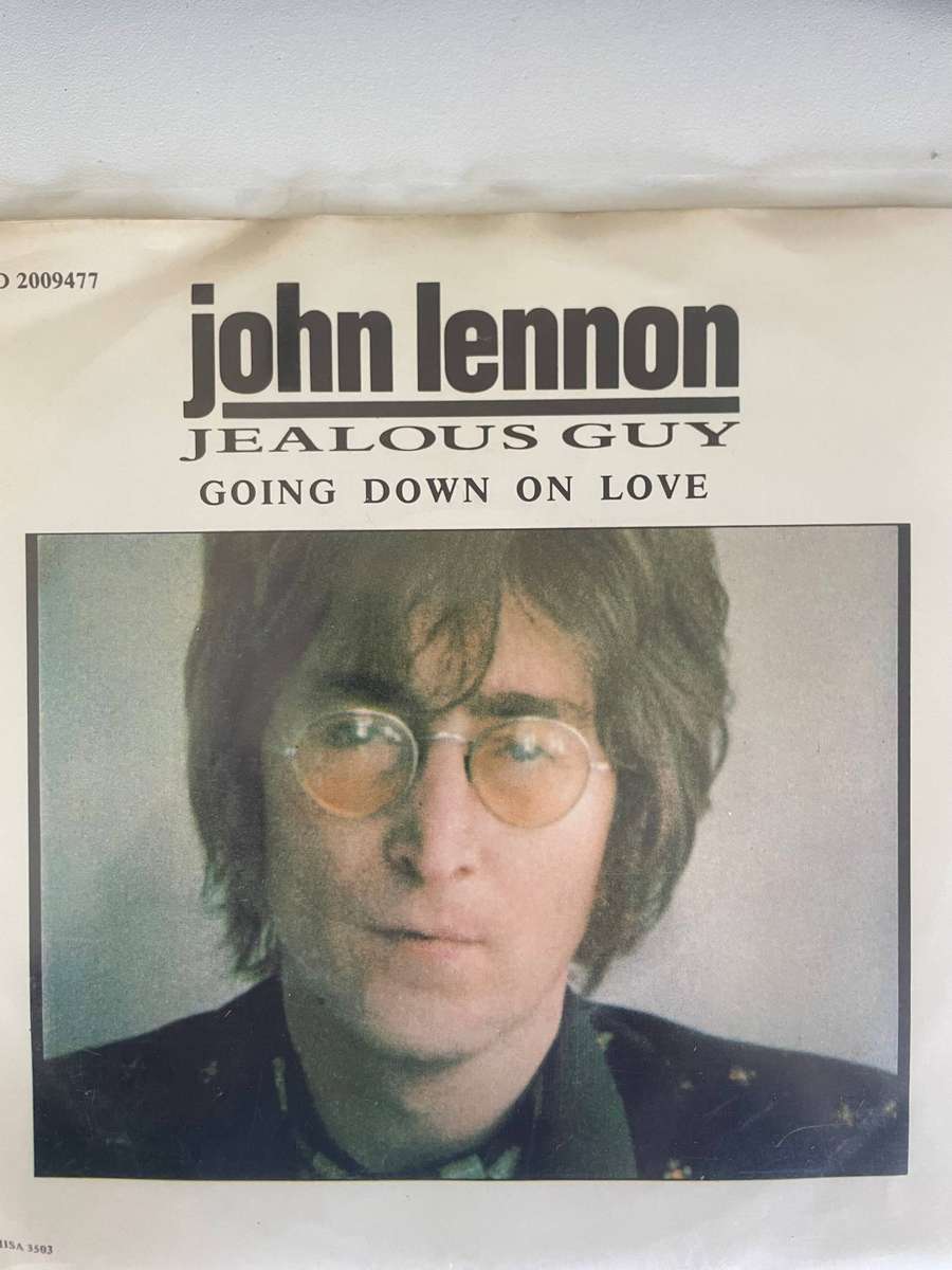 John Lennon 7 inch single-Jealous guy/Going down on love