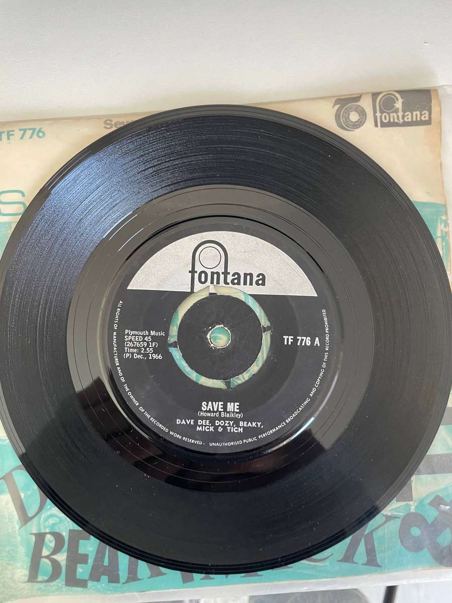 Dave Dee, Dozy, Beaky, Mick & Tich 7 inch single-Save me/Shame