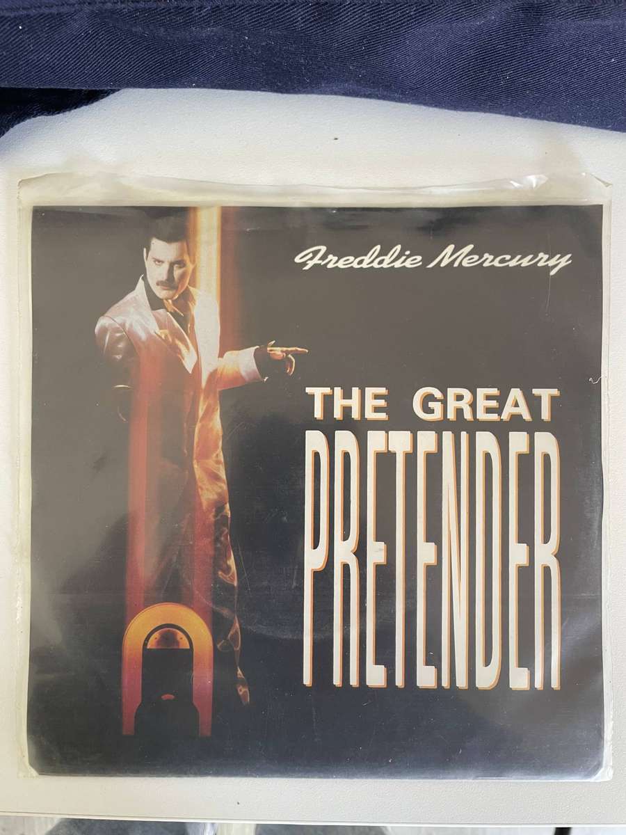 Freddie Mercury 7 inch single-The great pretender/Exercises in free love