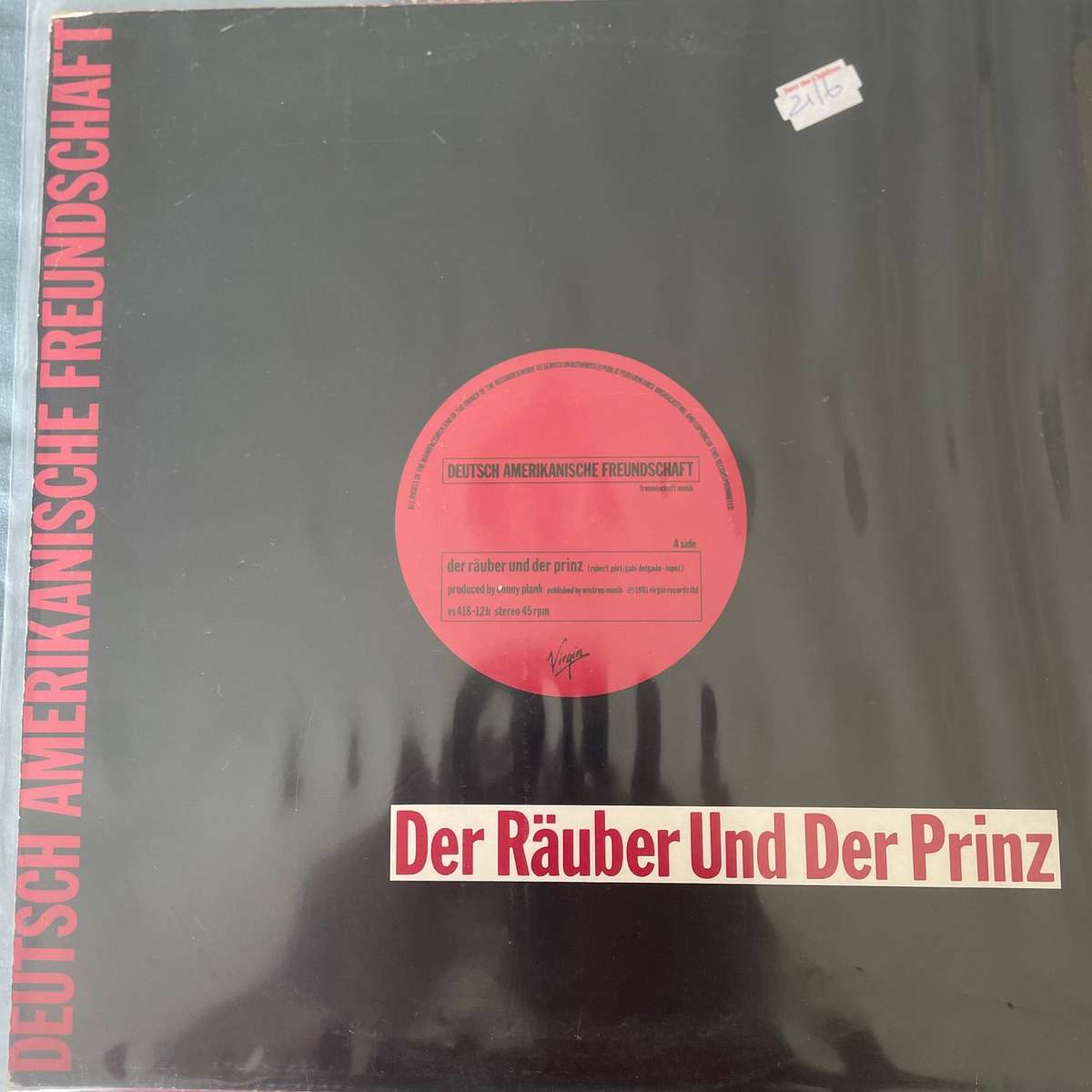 D.A.F 12 inch single- Der Mussolini