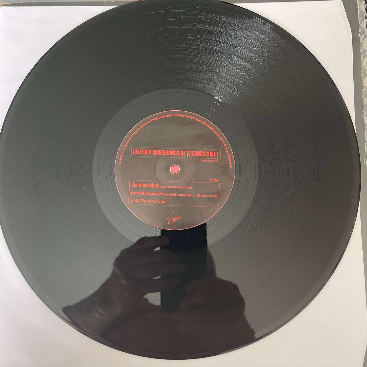 D.A.F 12 inch single- Der Mussolini